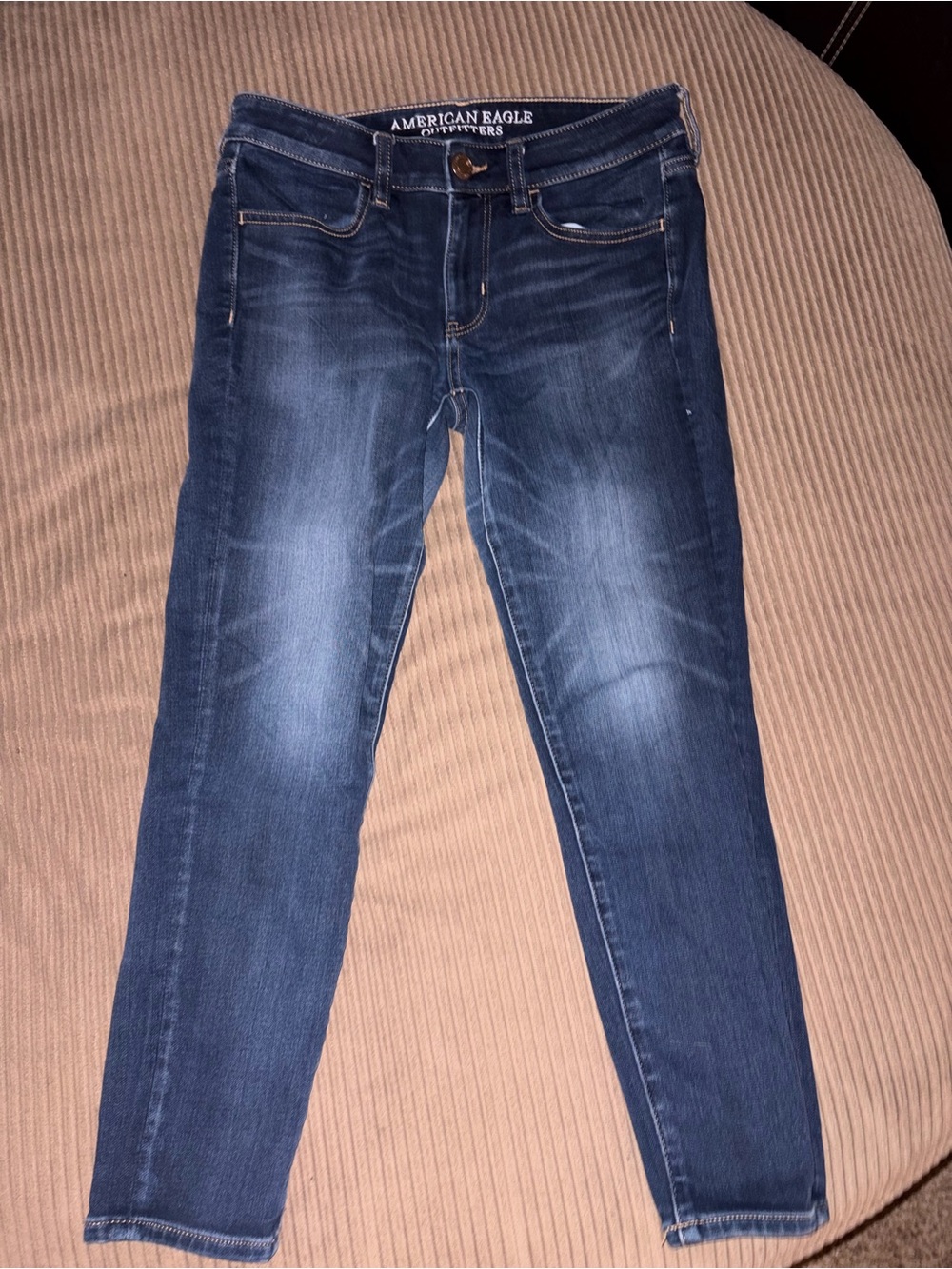 American Eagle Outfitters Blue Skinny Stretch Jeans